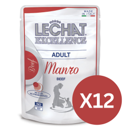 LeChat Excellence Adult, cu Vita – Plic Hrană Umedă pentru Pisici Adulte, (bucățele în sos), 85 g