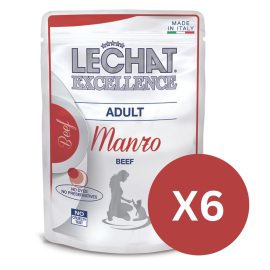 LeChat Excellence Adult, cu Vita – Plic Hrană Umedă pentru Pisici Adulte, (bucățele în sos), 85 g