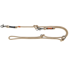 Lesa Reglabila Pentru Caini, BE NORDIC, Cordelina Bej, Marime S-M, 2m | Diametru 8mm