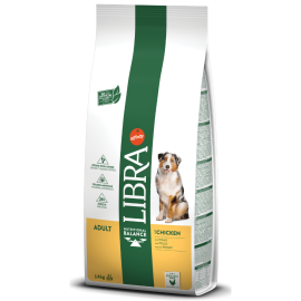 LIBRA Dog Adult cu Pui, Hrană Uscată Premium pentru Câini Adulți de Talie Medie sau Mare, 14kg