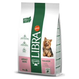 LIBRA Dog Mini Adult cu Somon, Hrană Uscată Premium pentru Câini Adulti de Talie Mică, 8kg