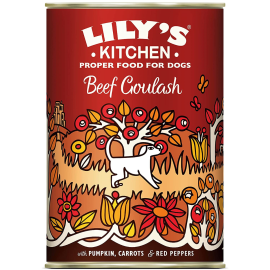 LILY'S KITCHEN Beef Goulash, cu Vita, Conserva Hrana Umeda Fara Cereale Pentru Caini 400g