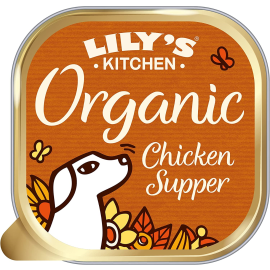 LILY'S KITCHEN Organic Chicken Super, cu Pui, Conserva Hrana Umeda  BIO Pentru Caini 150g