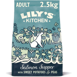 LILY'S KITCHEN Salmon Supper, cu Somon, Hrana Uscata Fara Cereale Pentru Caini Adulti 2.5kg