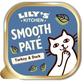 LILY'S KITCHEN Smooth Pate, cu Curcan si Rata, Conserva Hrana Umeda Fara Cereale Pentru Pisici Adulte 85g