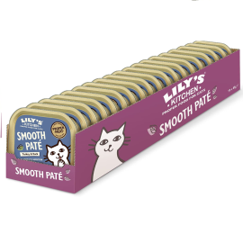 LILY'S KITCHEN Smooth Pate, cu Curcan si Rata, Set Conserve Hrana Umeda Fara Cereale Pentru Pisici Adulte 19x85g
