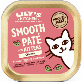 LILY'S KITCHEN Smooth Pate, For Kittens cu Pui, Conserva Hrana Umeda Fara Cereale Pentru Pui de Pisica 85g