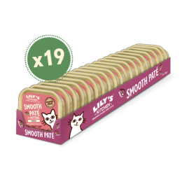 LILY'S KITCHEN Smooth Pate, For Kittens cu Pui, Set Conserve Hrana Umeda Fara Cereale Pentru Pui de Pisica 19x85g