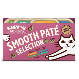 LILY'S KITCHEN Smooth Pate Selection, Set Mixt Conserve Hrana Umeda Fara Cereale Pentru Pisici 8x85g