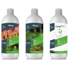 Micro-Carbo-Macro PLANT SERUM, Pachet Fertilizanti Pentru Plante de Acvariu 3x1000ml