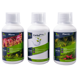 Micro-Carbo-Macro PLANT SERUM, Pachet Fertilizanti Pentru Plante de Acvariu 3x200ml