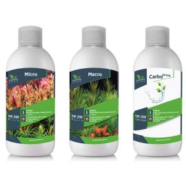 Micro-Carbo-Macro PLANT SERUM, Pachet Fertilizanti Pentru Plante de Acvariu 3x500ml