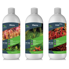 Micro-Macro-Fier PLANT SERUM, Pachet Fertilizanti Pentru Plante de Acvariu, 3x1000ml