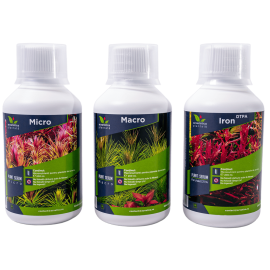 Micro-Macro-Fier PLANT SERUM, Pachet Fertilizanti Pentru Plante de Acvariu, 3x200ml