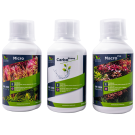 Micro-Macro-Pro Carbo PLANT SERUM, Pachet Fertilizanti Pentru Plante de Acvariu, 3x200ml