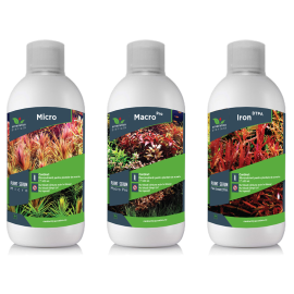 Micro-Macro-Pro Fier PLANT SERUM, Pachet Fertilizanti Pentru Plante de Acvariu, 3x500ml