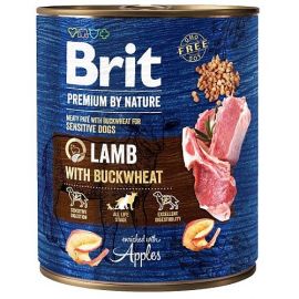 BRIT PREMIUM By Nature, Miel si Hrisca, Conserva Hrana Umeda Caine (pate) 800g