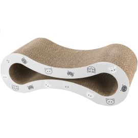 MIMI Carton Pentru Zgariat, cu Catnip, Pentru Pisici, 48x22x16cm