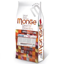 MONGE Natural Super Premium Mini Adult, cu Miel si Orez, Hrana Uscata Monoproteica Pentru Caini Adulti de Talie Mica, 15kg