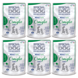 MONGE Special Dog Excellence Mini, cu Miel, Set Plicuri Hrana Umeda Pentru Caini Talie Mica, 6x100g