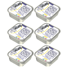 MONGE Special Dog Fresh, cu Pui, Set Conserve Hrana Umeda Pentru Caini (pateu cu bucatele de carne), 6x150g