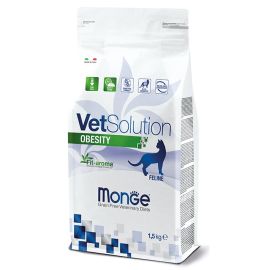 MONGE VETSOLUTION Obesity Feline, Hrana Uscata Pentru Pisici Obeze sau Supraponderale, 1.5kg