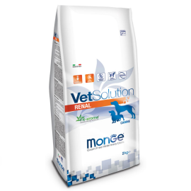 MONGE VETSOLUTION Renal Canine, Hrana Uscata Pentru Caini cu Afectiuni Renale, 2kg