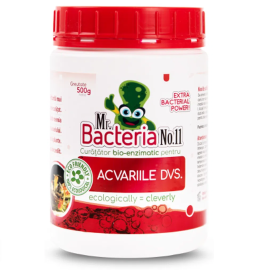 MR. BACTERIA No.11 – Soluție Bio-Enzimatică de Curățare a Acvariilor, pentru Apă Clară și Echilibru Biologic, 500g