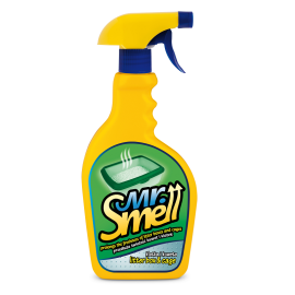 MR. SMELL Spray Bioenzimatic Pentru Indepartare Pete si Mirosuri Neplacute din Litiere, Custi, Boxe, 500ml