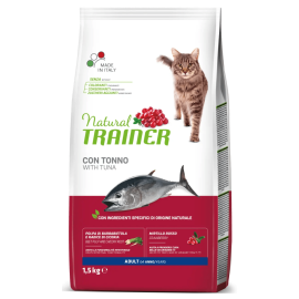 NATURAL TRAINER Cat, cu Ton, Hrana Uscata Pentru Pisici Adulte, 1.5kg