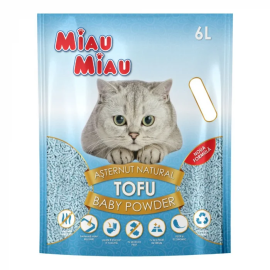 Asternut Igienic Tofu Pentru Pisici Baby Powder, 6L