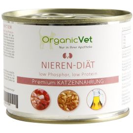 OrganicVet Veterinary Feline Renal, Dieta Umeda Pentru Pisici cu Insuficienta Renala, 200g