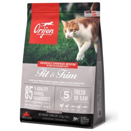 ORIJEN Fit & Trim, Hrana uscata Fara Cereale Pentru Pisici Supraponderale, 1.8kg