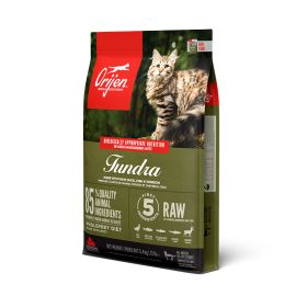 ORIJEN Tundra, cu Rata si Peste, Hrana Uscata Fara Cereale Pentru Pisici Active, 5.4kg