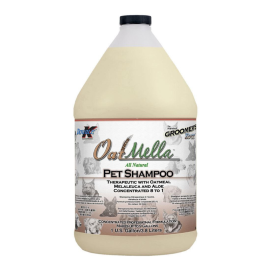 DOUBLE K Oatmella – Șampon Profesional cu Efect Terapeutic, Concentrat 8:1, cu Ovăz, Aloe Vera și Arbore de Ceai, Calmează Pielea Sensibilă, 3.8L