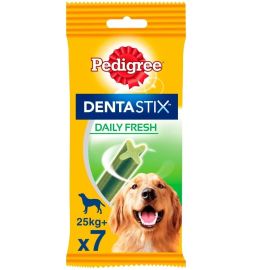 PEDIGREE DentaStix Daily Fresh, cu Extract de Ceai Verde, Recompensa Pentru Caini de Talie Mare, Batoane 7buc