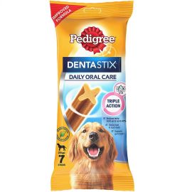 PEDIGREE DentaStix Daily Oral Care, Recompensa Pentru Caini de Talie Mare, Batoane 7buc
