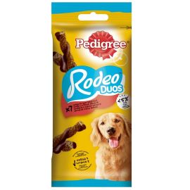 PEDIGREE Rodeo Duos, Recompense Caini, Stick-uri Rasucite cu Carne de Vita si Pui, 70g