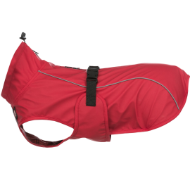 Pelerina de Ploaie Pentru Caini, VIMY Rosu, Marime XL, Lungime Spate 80cm