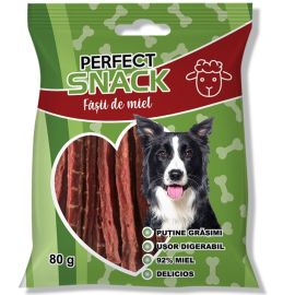 PERFECT Snack, Recompense Pentru Caini, Fasii cu Carne de Miel, 80g