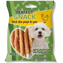 PERFECT Snack, Recompense Pentru Caini, Stick cu Piept de Pui, 300g