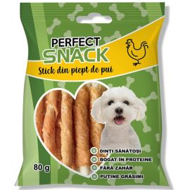 PERFECT Snack, Recompense Pentru Caini, Stick cu Piept de Pui, 80g