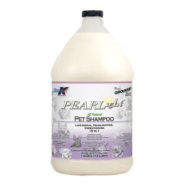 DOUBLE K Pearlight – Șampon Profesional Concentrat 15:1, Curățare Profundă și Hidratare Intensă pentru Toate Tipurile de Blană, 3.8L