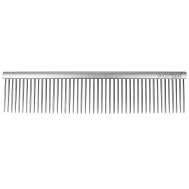 SHOW TECH+ Featherlight Curved, Piaptan Profesional Ultrausor, Curb, Multifunctional Pentru Orice Tip de Blana, 19cm