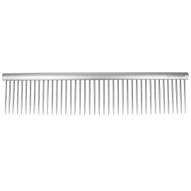 SHOW TECH+ Featherlight Curved, Piaptan Profesional Ultrausor, Curb, Multifunctional Pentru Orice Tip de Blana, 25cm