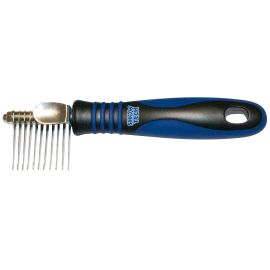 SHOW TECH Dematting Comb, Piaptan Profesional cu 11 Lame Otel Inox Pentru Descalcire Blana Caini