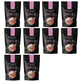 PIPER Animals, cu Curcan si Broccoli, Set Conserve Hrana Umeda Pentru Caini, 10x500g