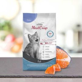 PLATINUM MeatCrisp Kitten, cu Peste, Hrana Uscata Pentru Pui de Pisica, 1.5kg