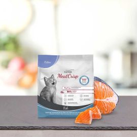 PLATINUM MeatCrisp Kitten, cu Peste, Hrana Uscata Pentru Pui de Pisica, 400g