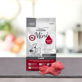 PLATINUM NATURAL Adult Mini, cu Miel, Hrana Uscata Pentru Caini Adulti de Talie Mica, 900g